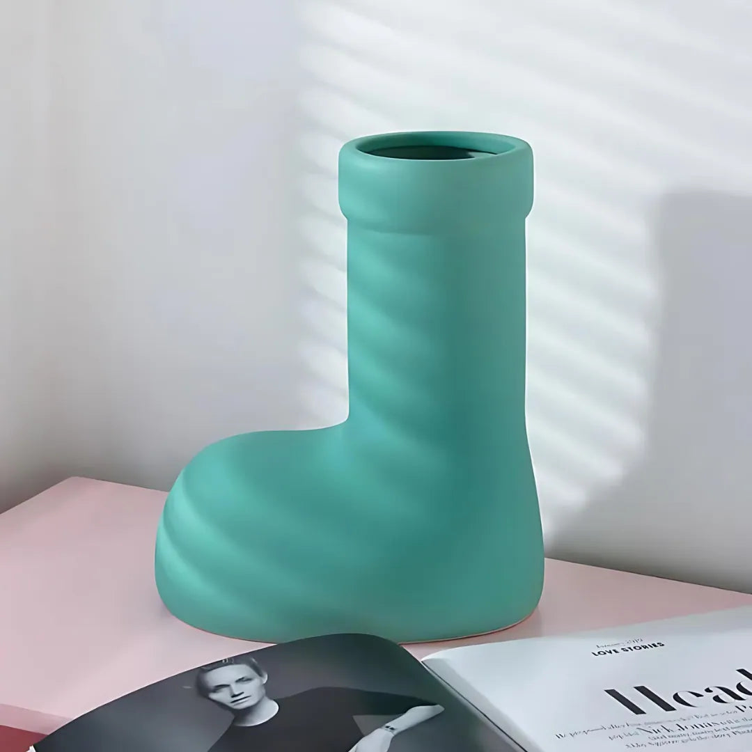 Ceramic Boot Vase