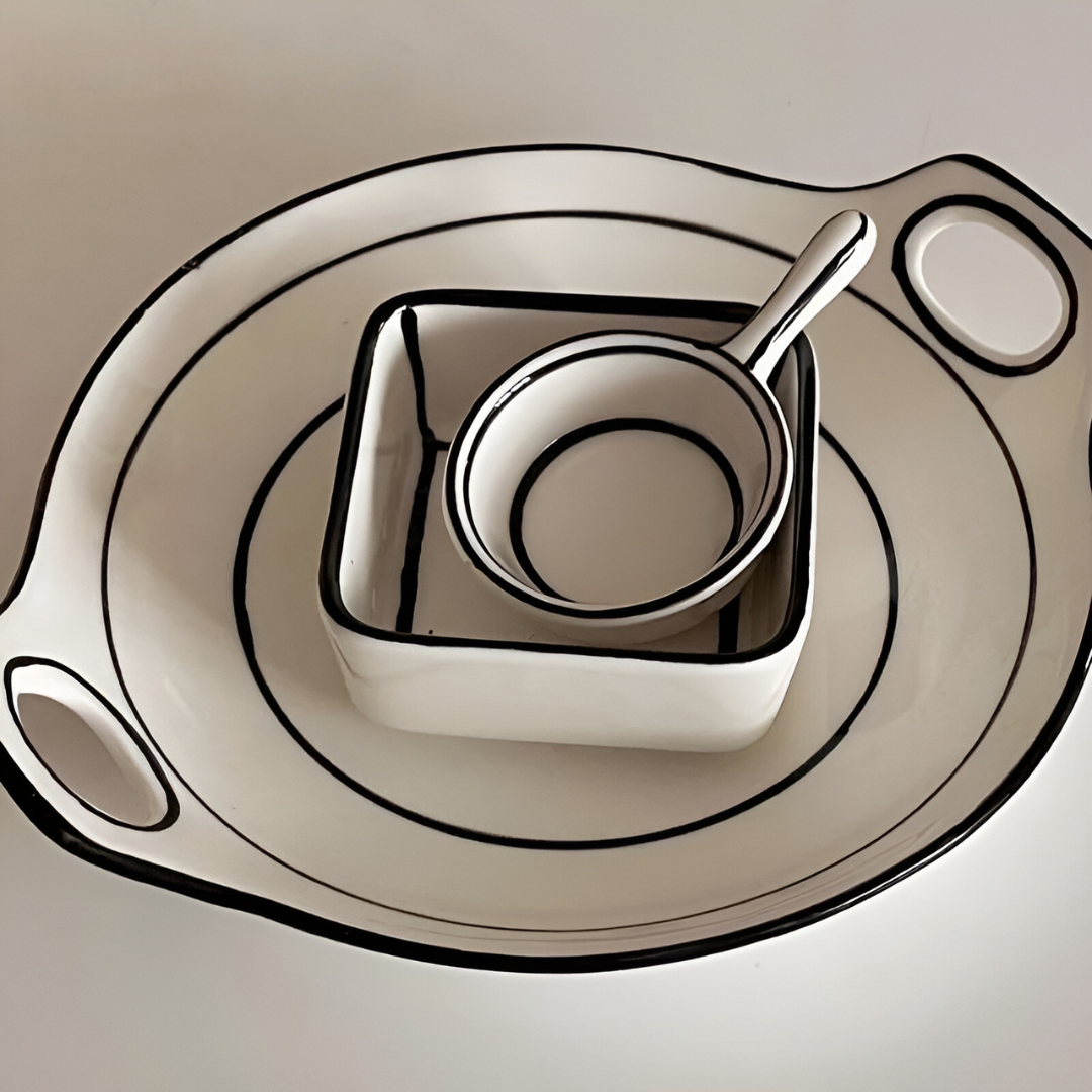 Comic Outline Tableware