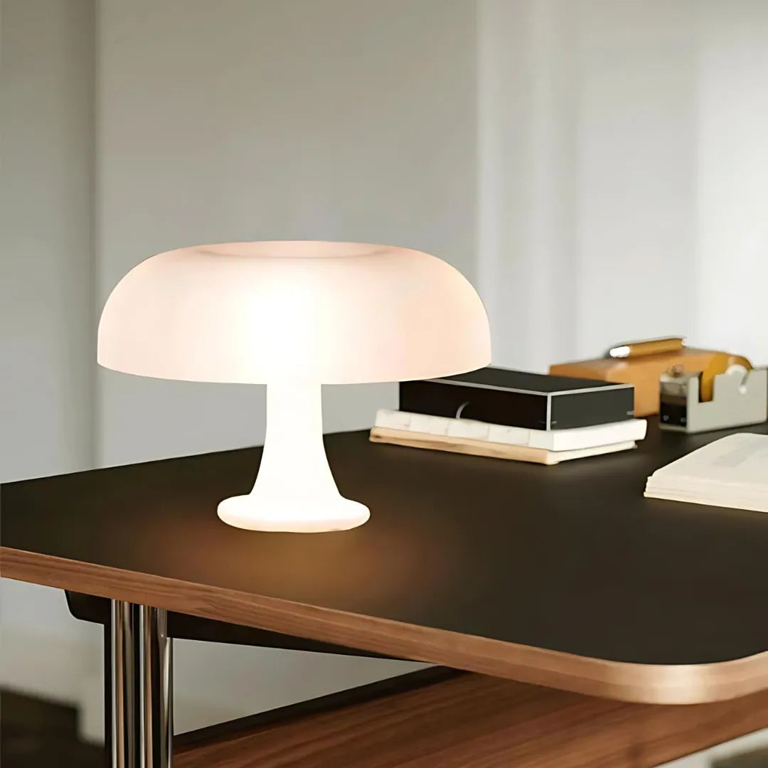 Wide Mushroom Table Lamp