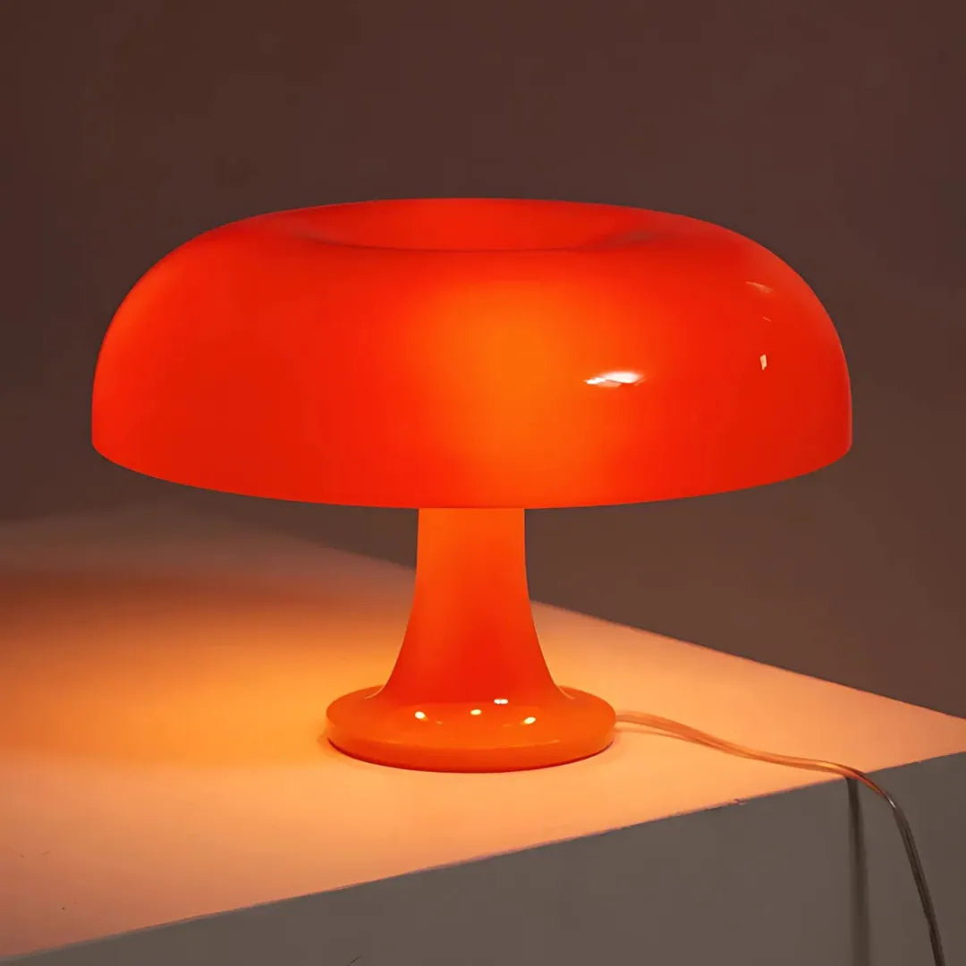 Wide Mushroom Table Lamp