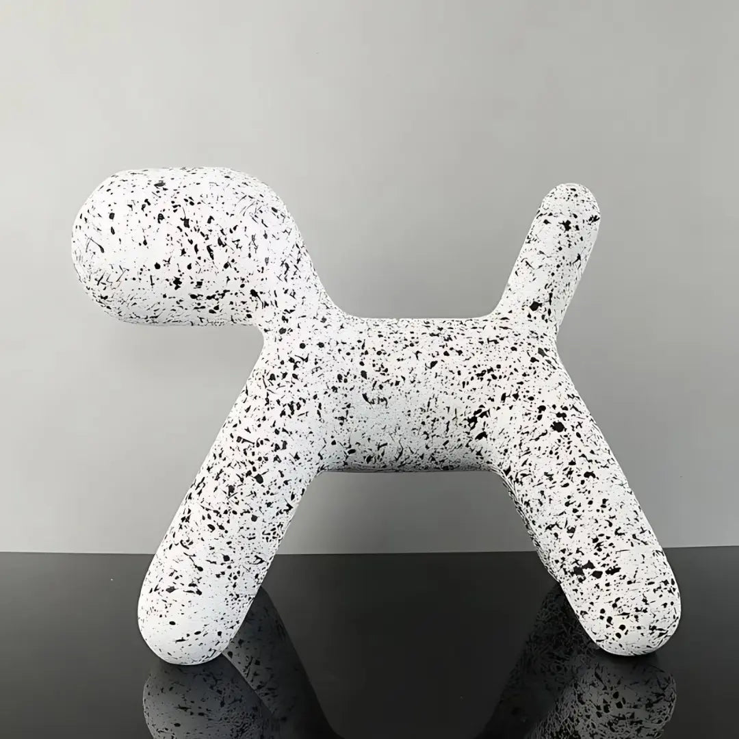 Resin Dog Sculpture