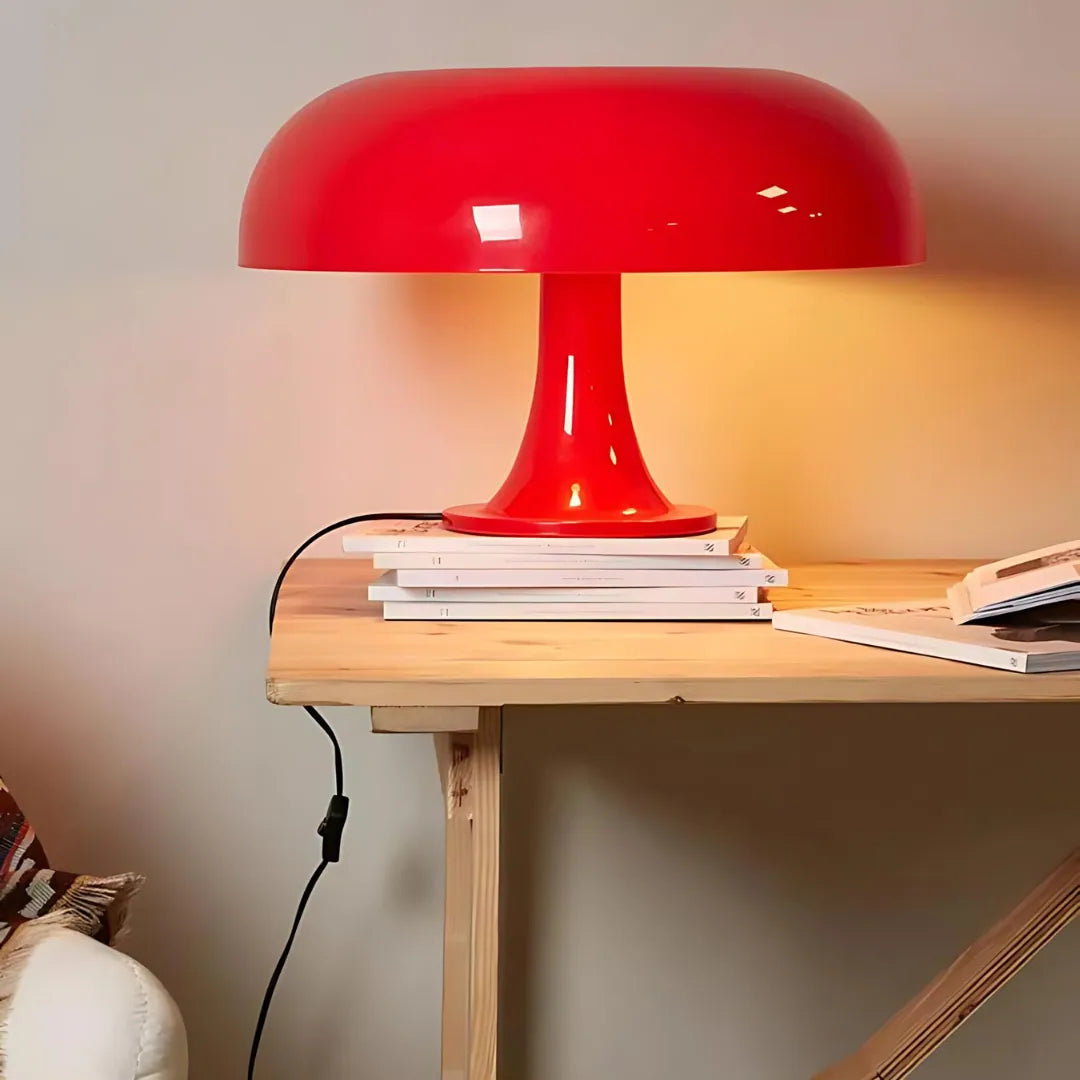 Wide Mushroom Table Lamp