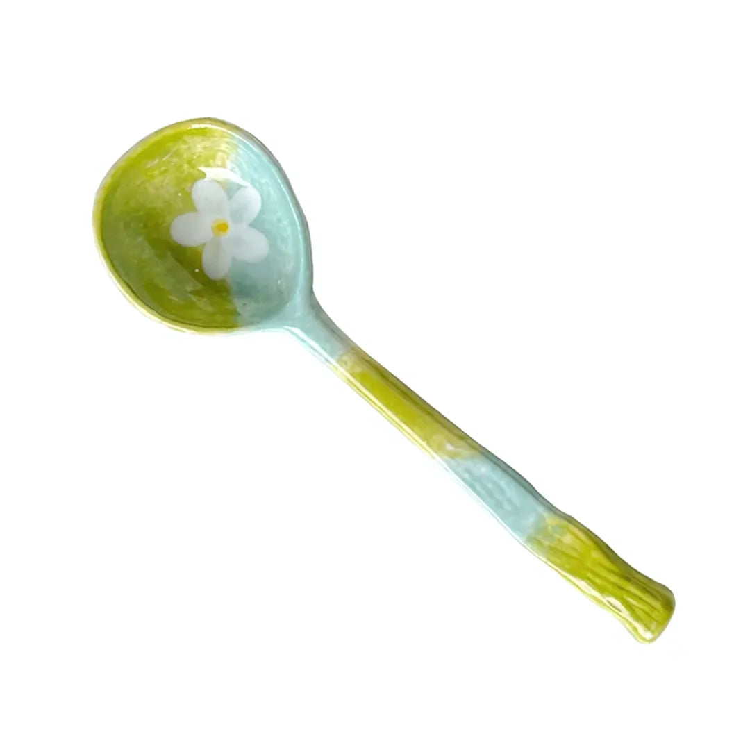 Painted Ceramic Spoon