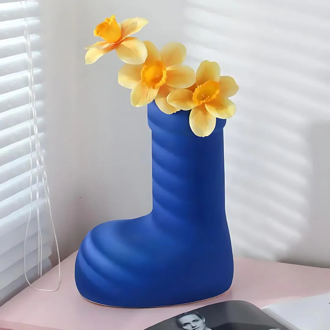 Ceramic Boot Vase