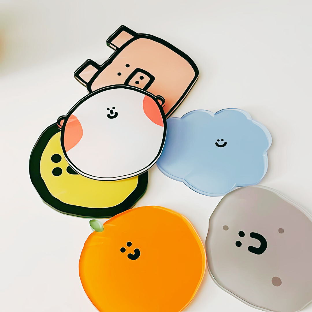 Cute Acrylic Character Coasters