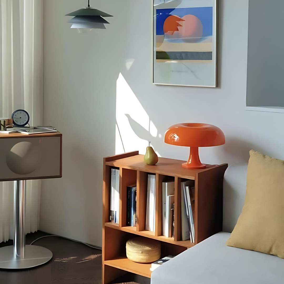 Wide Mushroom Table Lamp